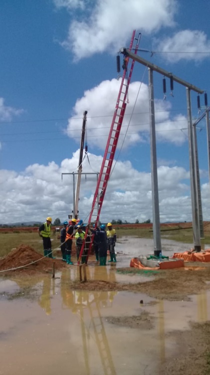 63KV Overhead Line Stringing 1